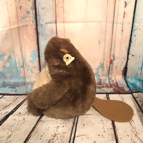 Heartline Snuggables Bentley the Beaver Plush 1983 - Picture 3 of 7